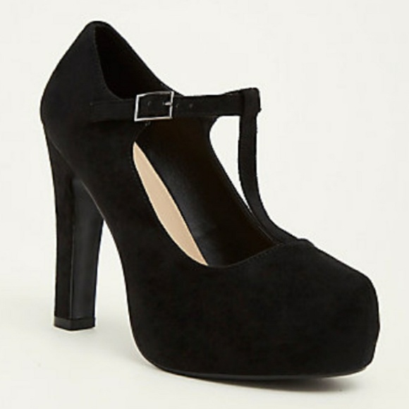 t strap heels wide width